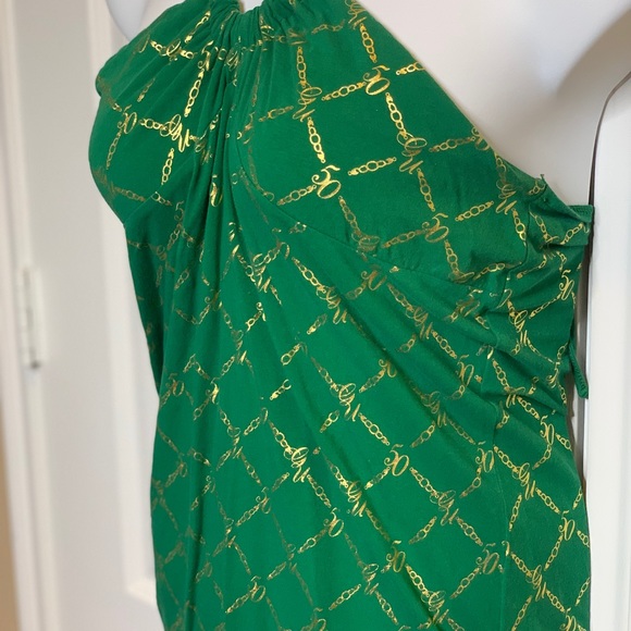 🎈Gold & Green top - Picture 6 of 7